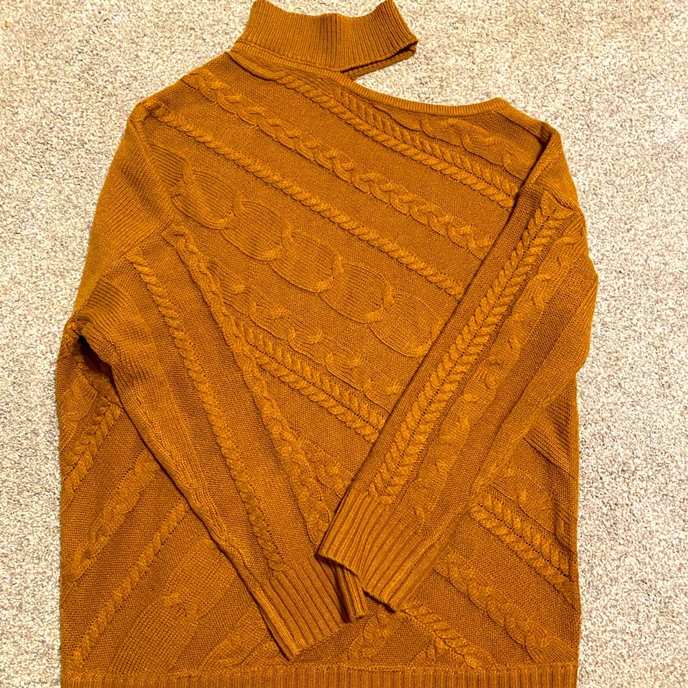 Maurices Turtleneck/Open shoulder sweater